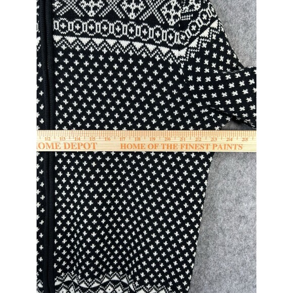 Tommy Hilfiger Nordic Full Zip Fair Isle Sweater Men’s Large XL Wool Blend - Picture 6 of 9